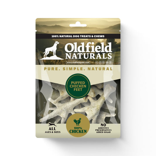 Puffed Chicken Feet - Dog Treats
